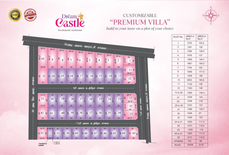  Residential Plot 2400 Sq.ft. for Sale in Panjapur, Tiruchirappalli