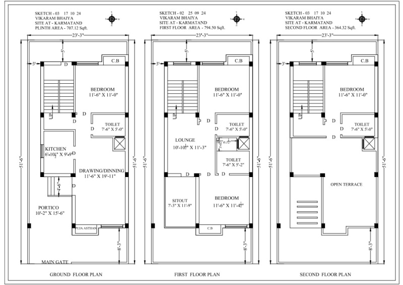 4 BHK House 2280 Sq.ft. for Sale in Karmatand, Dhanbad