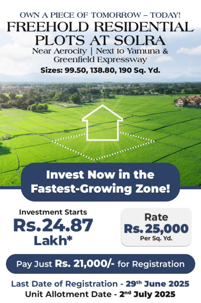  Residential Plot 100 Sq. Yards for Sale in Solra, Palwal