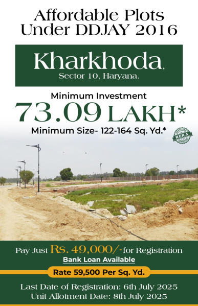  Residential Plot 123 Sq. Yards for Sale in Kharkhoda, Sonipat
