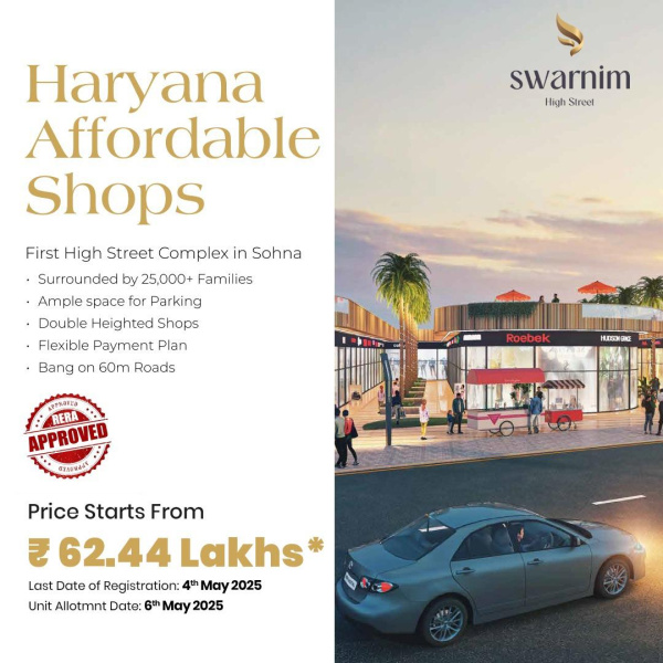  Commercial Shop 352 Sq.ft. for Sale in Sohna, Gurgaon