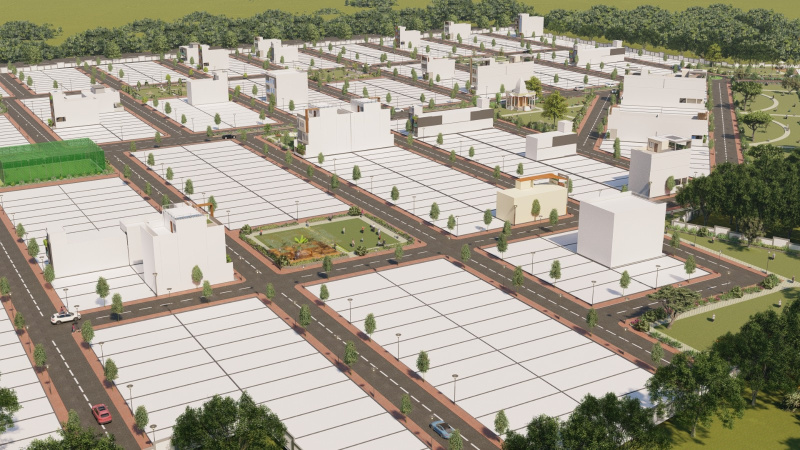  Residential Plot 600 Sq.ft. for Sale in A B Road, Indore