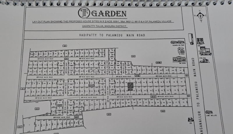  1750 Sq.ft. Residential Plot for Sale in Palamedu, Madurai