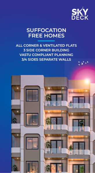 3 BHK 1055 Sq.ft. Apartment for Sale in Ujjain Road, Indore