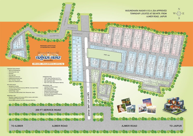 Residential Plot 78 Sq. Yards for Sale in Ajmer Road, Jaipur