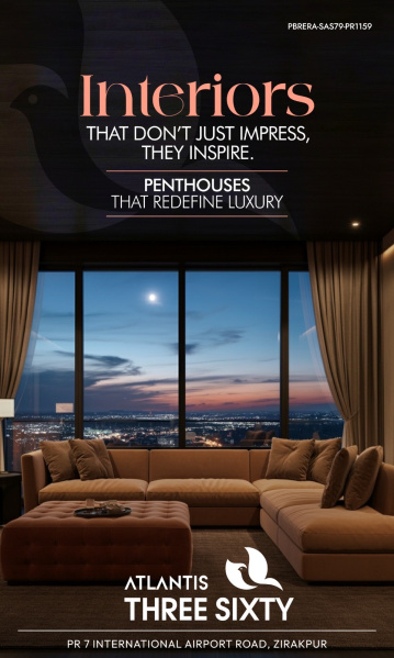 3.5 BHK Apartment 2600 Sq.ft. for Sale in Airport Road, Zirakpur