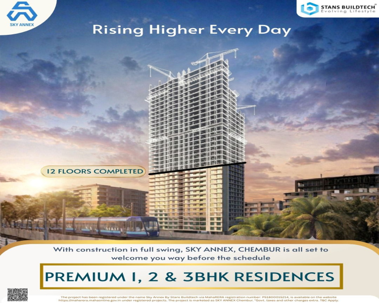 3 BHK 1040 Sq.ft. Apartment for Sale in Chembur East, Mumbai