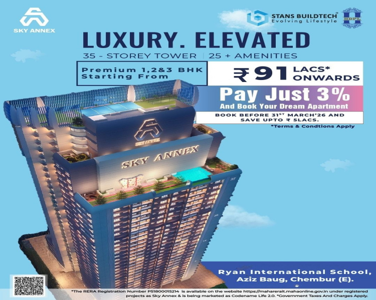 3 BHK 1040 Sq.ft. Apartment for Sale in Chembur East, Mumbai