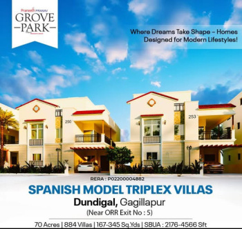 3 BHK Villa for Sale in Gagillapur, Hyderabad