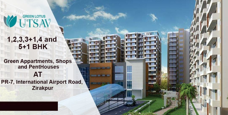 1 BHK Apartment 368 Sq.ft. for Sale in Airport Road, Zirakpur