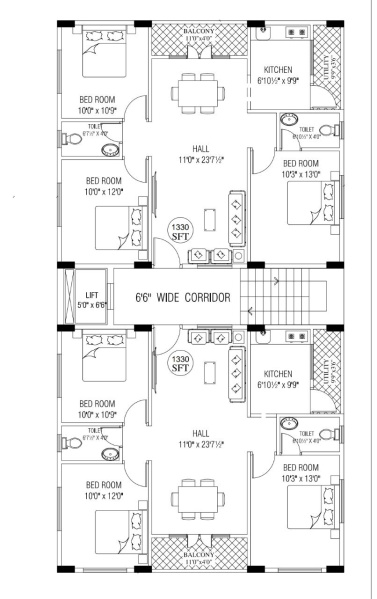 3 BHK Apartment 1330 Sq.ft. for Sale in Madhurawada, Visakhapatnam