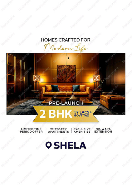 2 BHK 760 Sq.ft. Apartment for Sale in Shela, Ahmedabad