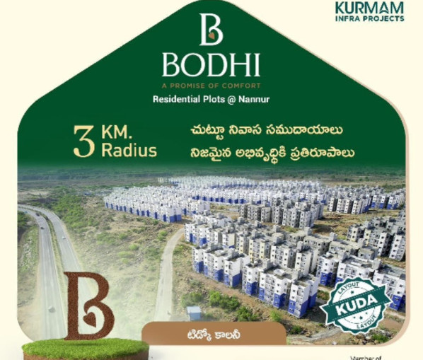  Residential Plot 3 Cent for Sale in Nannur, Kurnool