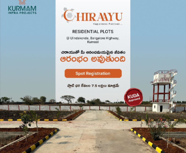  Residential Plot 3 Cent for Sale in Ulindakonda, Kurnool