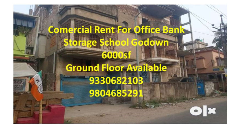  Warehouse 6000 Sq.ft. for Rent in Barasat, Kolkata