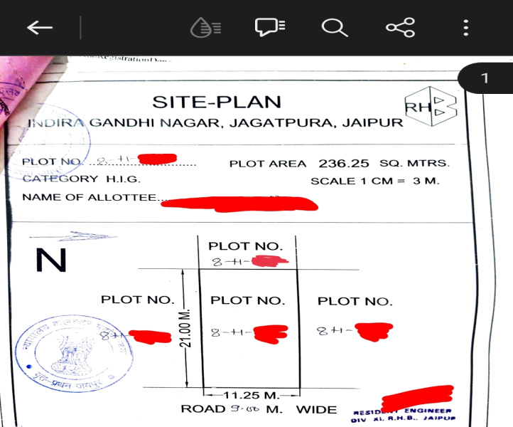  Residential Plot 282 Sq.ft. for Sale in Jagatpura, Jaipur