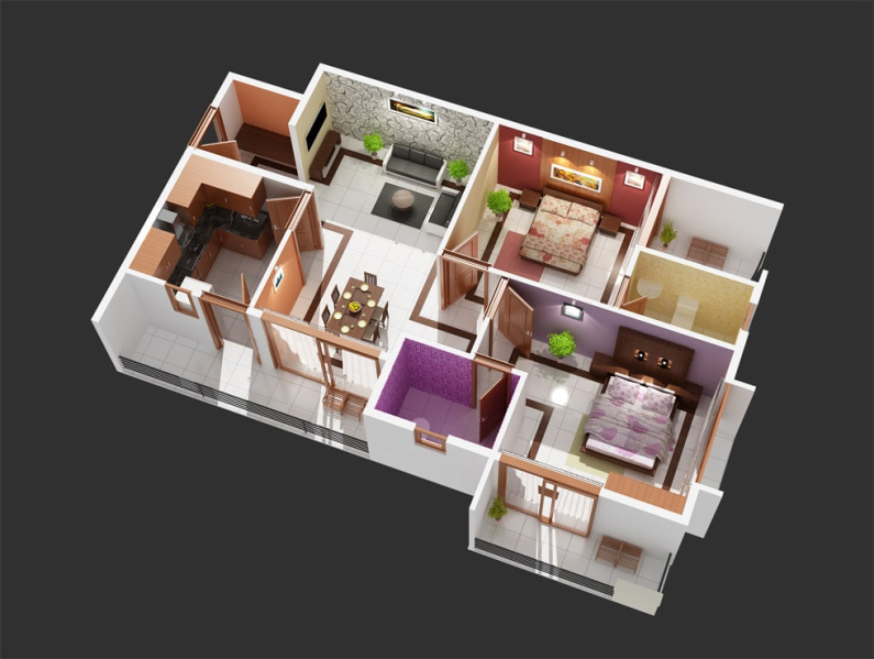 2 BHK Apartment 960 Sq.ft. for Sale in Puthenkurish, Ernakulam