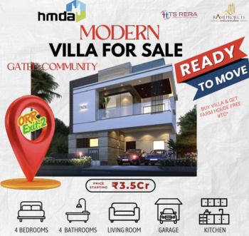 4 BHK Villa for Sale in Kollur, Hyderabad
