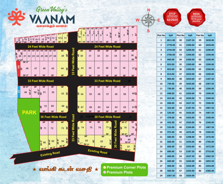  Residential Plot 1200 Sq.ft. for Sale in Nagamangalam, Tiruchirappalli