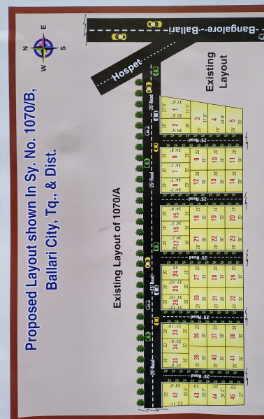 2 BHK 600 Sq.ft. Villa for Sale in Bangalore Road, Bellary