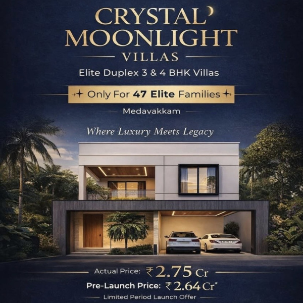  2200 Sq.ft. Residential Plot for Sale in Medavakkam, Chennai