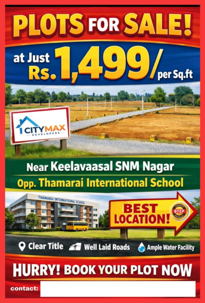  600 Sq.ft. Residential Plot for Sale in Keela Vastthachavadi, Thanjavur