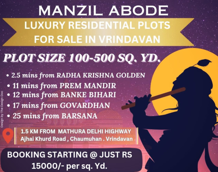  Residential Plot 900 Sq.ft. for Sale in NH 2, Vrindavan