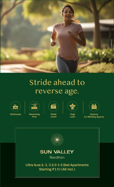 3 BHK 1364 Sq.ft. Apartment for Sale in Bavdhan, Pune