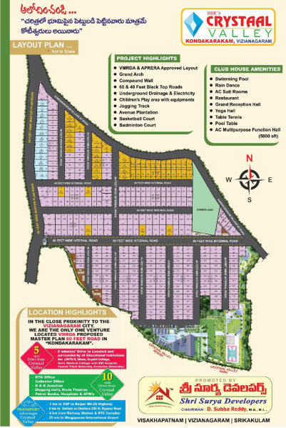  200 Sq. Yards Residential Plot for Sale in Chintalavalasa, Vizianagaram