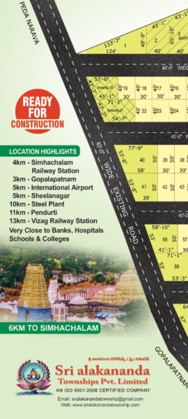  167 Sq. Yards Residential Plot for Sale in Achutapuram, Visakhapatnam
