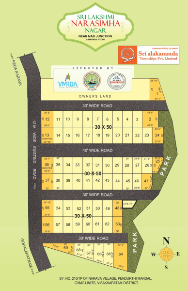  167 Sq. Yards Residential Plot for Sale in Parawada, Visakhapatnam