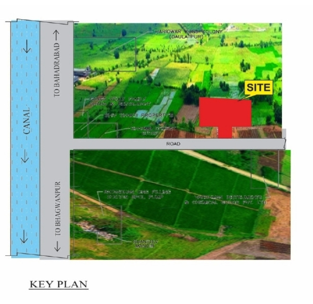  Residential Plot 1100 Sq.ft. for Sale in Bahadrabad, Haridwar