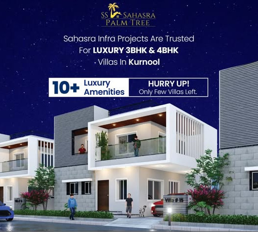3 BHK Villa 2360 Sq.ft. for Sale in Nandikotkur Road, Kurnool