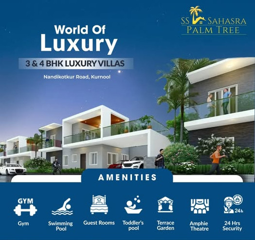 3 BHK House 2501 Sq.ft. for Sale in Nandikotkur Road, Kurnool