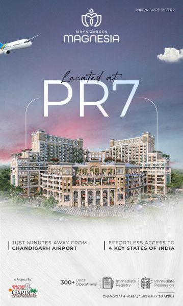 Hotels 590 Sq.ft. for Sale in NH 22, Zirakpur