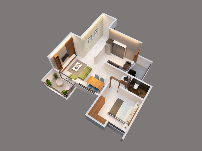 2 BHK Apartment 990 Sq.ft. for Sale in Uchgaon, Kolhapur