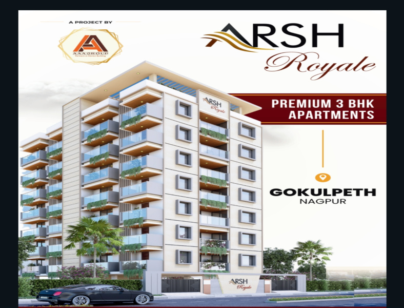 3 BHK Apartment 1640 Sq.ft. for Sale in Dharampeth, Nagpur