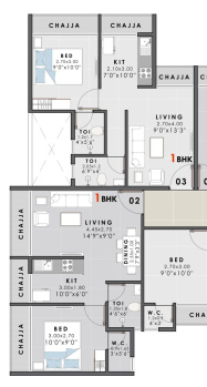 1 BHK Flat for Sale in Pushpak Nagar, Navi Mumbai