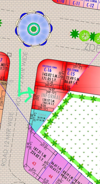  144 Sq.ft. Commercial Land for Sale in Madhorajpura, Jaipur
