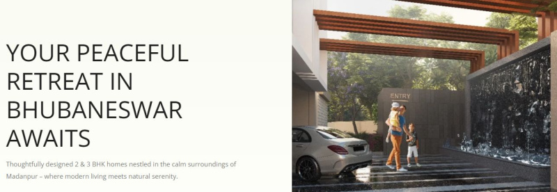 2 BHK 1309 Sq.ft. Apartment for Sale in Madanpur, Bhubaneswar