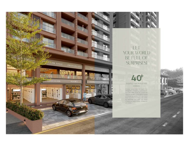  1092 Sq.ft. Commercial Shop for Sale in Althan, Surat