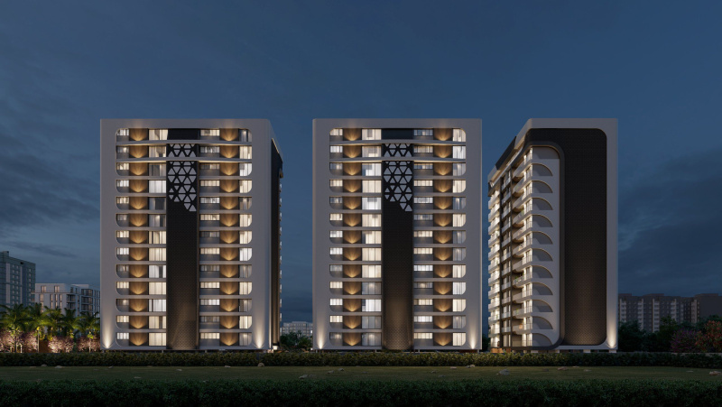 4 BHK 1870 Sq.ft. Apartment for Sale in Vesu, Surat