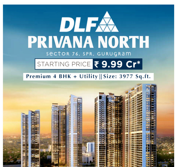 4.5 BHK Apartment 3977 Sq.ft. for Sale in Sector 76 Gurgaon