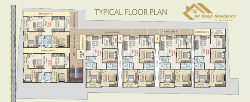 3 BHK Apartment 1366 Sq.ft. for Sale in Billekahalli, Bangalore