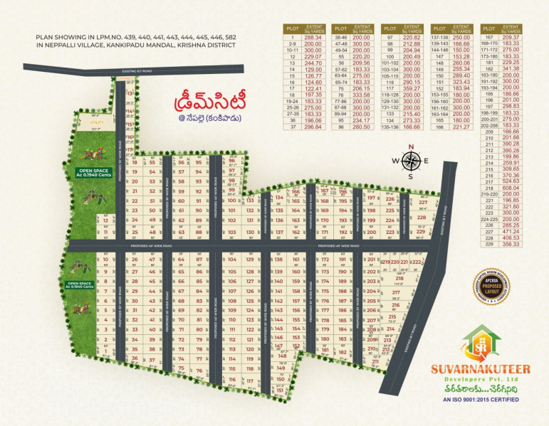  183 Sq. Yards Residential Plot for Sale in Bandar Road, Vijayawada