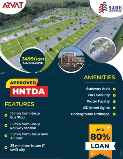  Residential Plot 1200 Sq.ft. for Sale in Alasanatham Road, Hosur