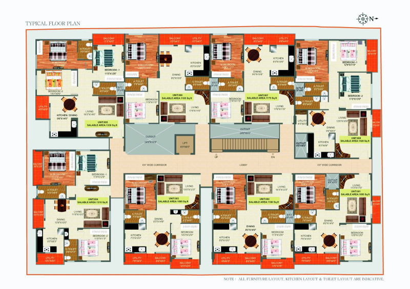 4 BHK 1 Katha Apartment for Sale in Banashankari Stage 6, Bangalore