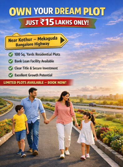  200 Sq. Yards Residential Plot for Sale in Kothur, Hyderabad