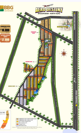  150 Sq. Yards Residential Plot for Sale in Bhogapuram, Visakhapatnam