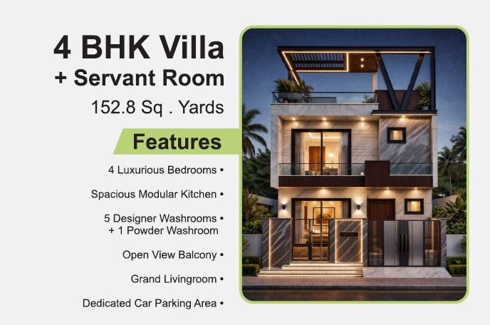 4.5 BHK 2900 Sq.ft. Villa for Sale in Jhajjar Road, Rohtak